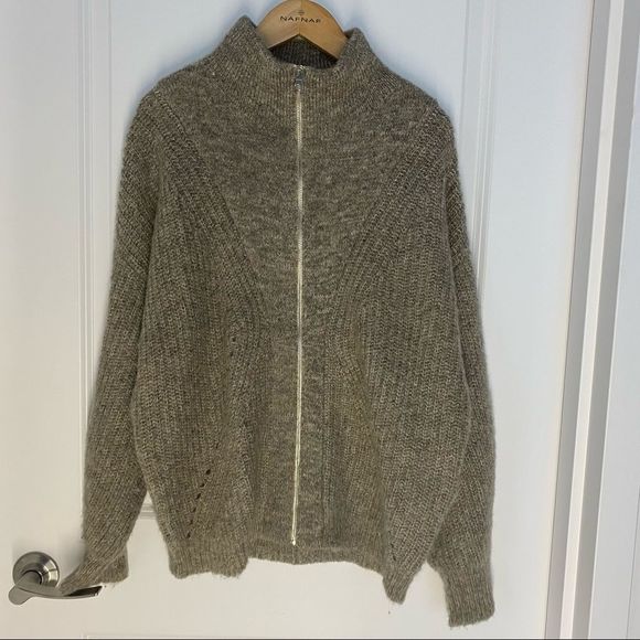 Kookai Gray Crew Neck Sweater - Picture 1 of 6
